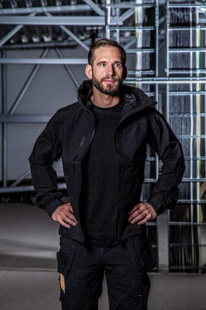 Elastische Jacke mit Kapuze- Atmungsaktiv, wind- und wasserdicht