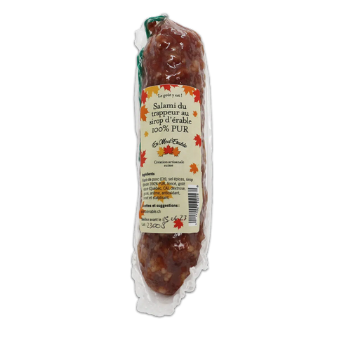MaFondue - Trapper's Salami with Maple Syrup 🌲🍁 - A Delightful Twist on Traditional Flavors! 🍽️🥩🧀