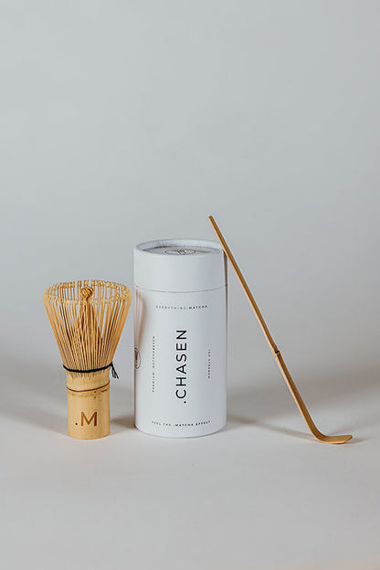 EVERYTHING.MATCHA - Traditional Matcha Whisk and Bamboo Spoon Set