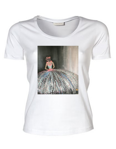 Prima Ballerina - Stretch-T-Shirt für Damen - Damen T-Shirt bedrucken