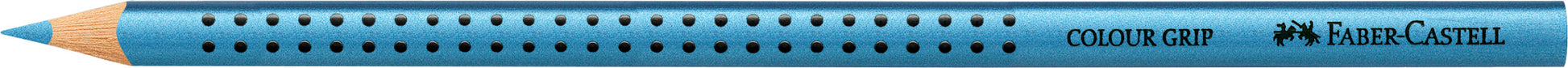 FABER-CASTELL Farbstift Colour Grip 112486 blau metallic