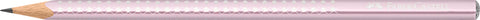 FABER-CASTELL Bleistift Sparkle B 118261 rosa metallic