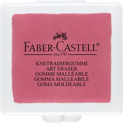 FABER-CASTELL Knetgummi 38x35x8mm 127321 farbig ass.