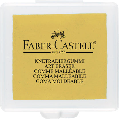 FABER-CASTELL Knetgummi 38x35x8mm 127321 farbig ass.