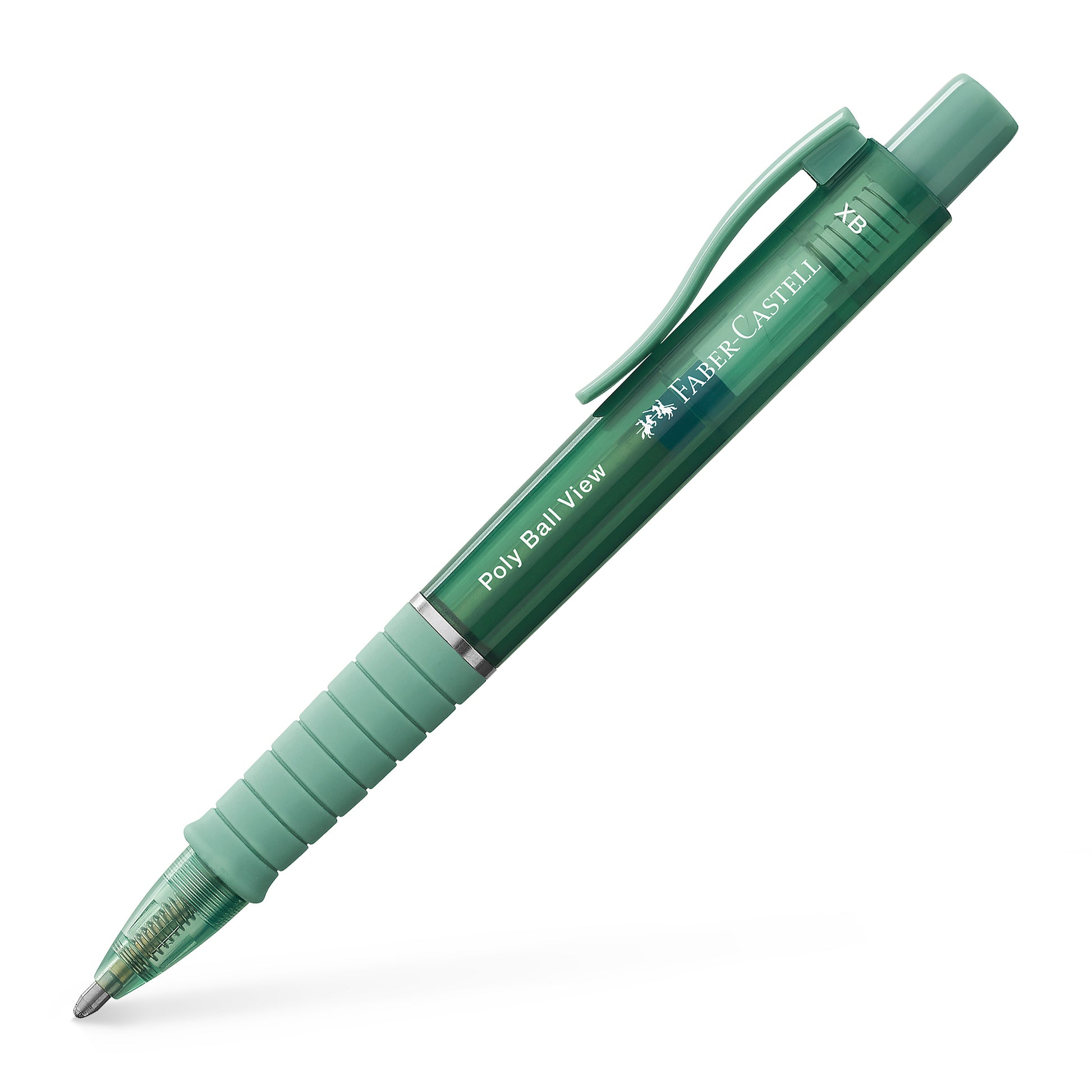 FABER-CASTELL Kugelschreiber Poly Ball View 145754 Green lily XB