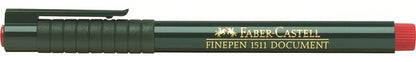 FABER-CASTELL Faserschr. FINEPEN 1511 0.4mm 151121 rot
