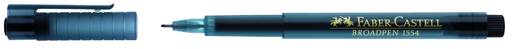 FABER-CASTELL Fineliner Broadpen 1554 0.8mm 155499 schwarz