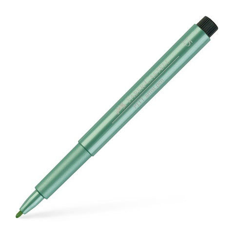 FABER-CASTELL Pitt Artist Pen 1,5mm 167394 grün-metallic