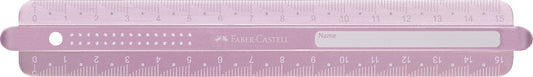 FABER-CASTELL Lineal 15cm 172015 Sparkle, bruchsicher