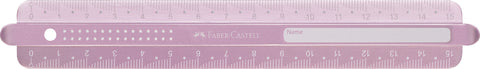 FABER-CASTELL Lineal 15cm 172015 Sparkle, bruchsicher