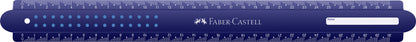 FABER-CASTELL Lineal 30cm 172130 Dots, bruchsicher