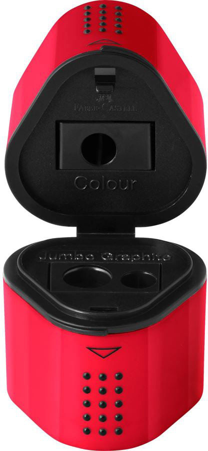 FABER-CASTELL Spitzer Grip 2001 183801 blau/brombeer 10 Stück