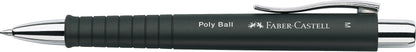 FABER-CASTELL Kugelschreiber POLY BALL 0.5mm 241199 schwarz