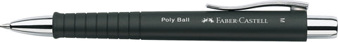 FABER-CASTELL Kugelschreiber POLY BALL 0.5mm 241199 schwarz