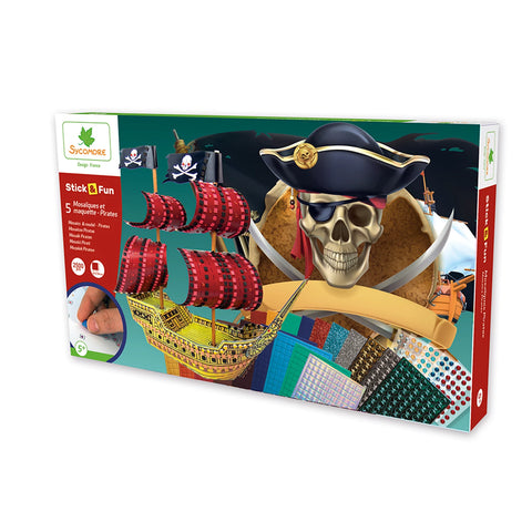 STICK'N FUN XXL MOSAIQUES PIRATES (FR-DE-IT)