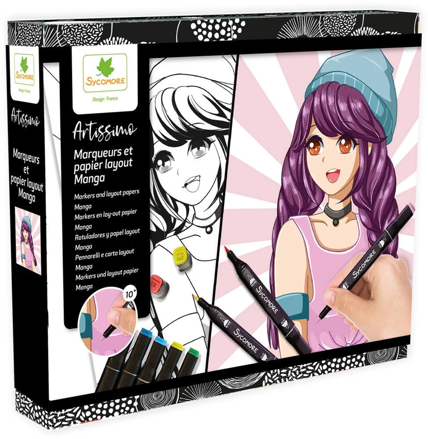 ARTISSIMO GM LAYOUT ET MARQUEURS – MANGA FILLE (FR-DE-IT)