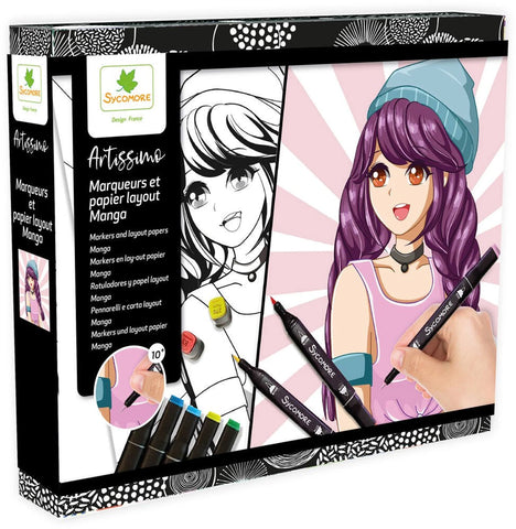 ARTISSIMO GM LAYOUT ET MARQUEURS – MANGA FILLE (FR-DE-IT)