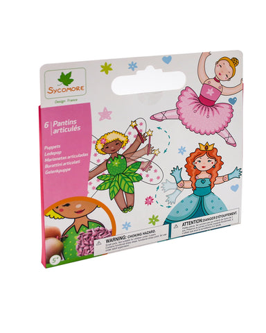 POCHETTE 6 PANTINS ARTICULES FILLE