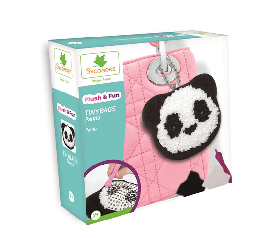 PLUSH'N FUN TINYBAGS PANDA (FR-DE-IT)