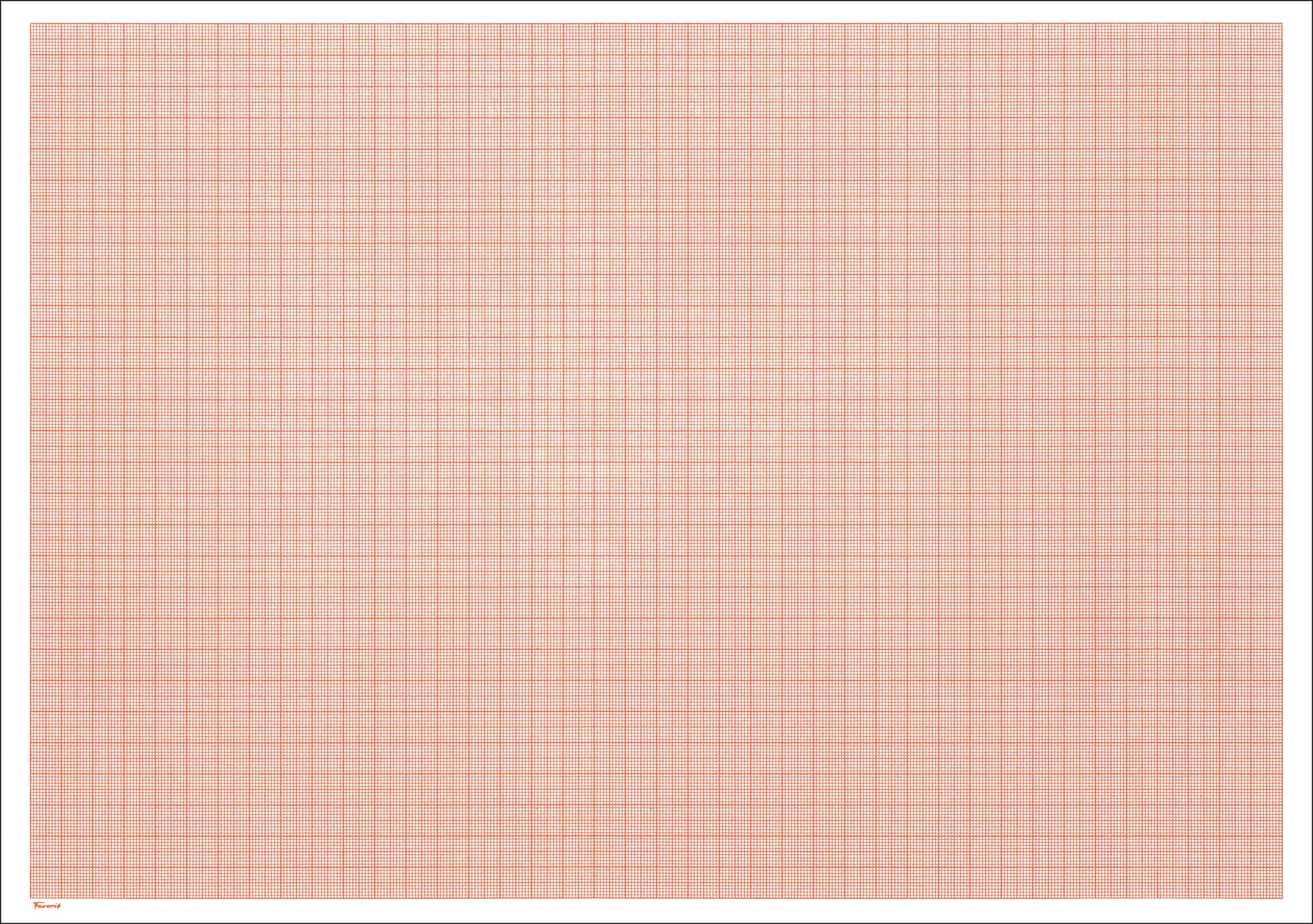 FAVORIT Block A3 1738 B weiss 80g 50 Blatt