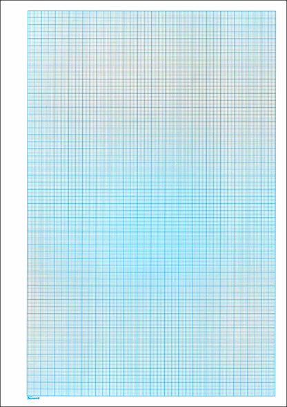 FAVORIT Milimeterpapier Block A4 1776a weiss, 1mm, 80g/m2 100 Blatt