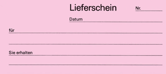 FAVORIT Formularbuch Lieferscheine A5 9231 OK Durchschreibepapier 50x2 Blatt