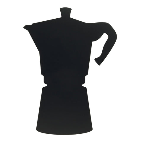 Securit® Wandkreidetafel Silhouette Kaffeekannen, 29x39cm