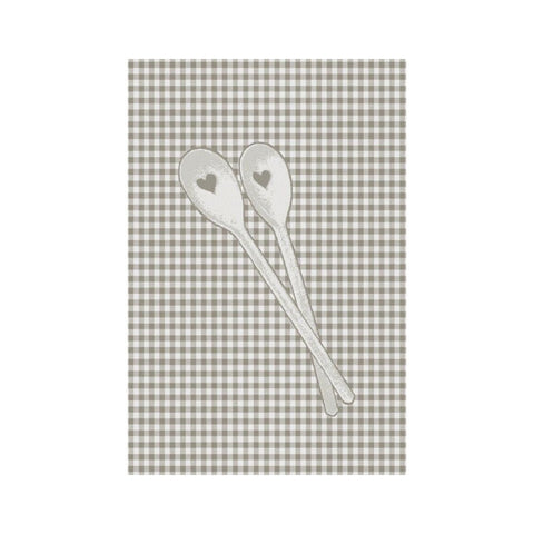 KULTSCHTOFF keukendoek kooklepel, taupe
