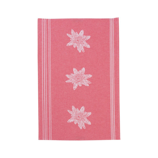 Kultstoff - Alpines Edelweiß Küchenhandtuch - Alpiner Charme für Ihre Küche ✨🧺