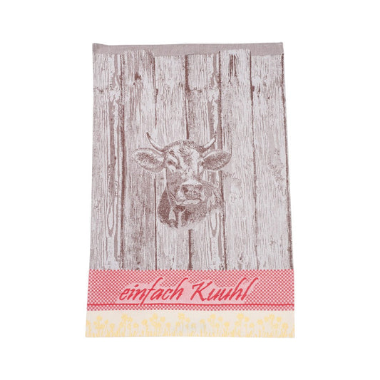 Kultstoff – Küchentuch Einfach Kuh – Rustikal & Saugfähig 🐄✨