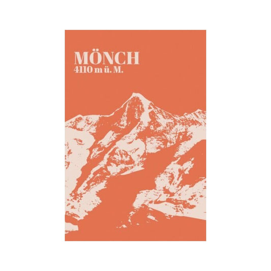 KULTSHTOFF - Bergmönch Küchenhandtuch - Hebe deine Küchendekoration an 🏔️✨