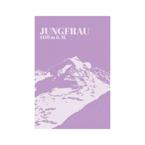 KULTSHTOFF - Jungfrau asciugamano da cucina alpino - fascino alpino per la tua cucina 🏔️✨
