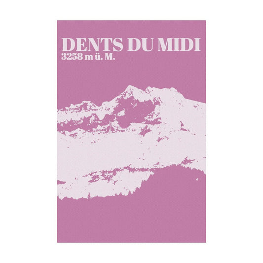 KULTSHTOFF - Dents du Midi Bergküchentuch - Alpenstimmung für Ihre Küche 🏔️✨