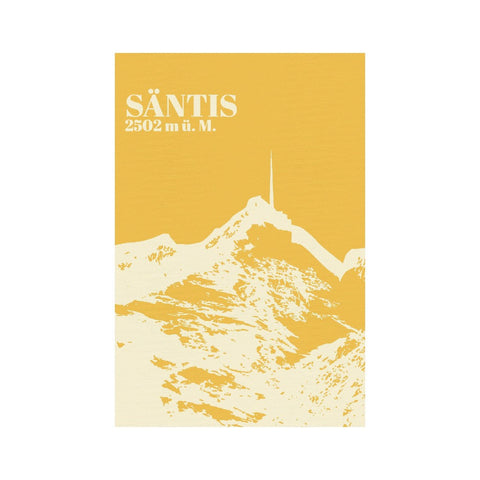 KULTSHTOFF - Säntis berg keukenhanddoek - Alpen keukencharme ✨🏔️