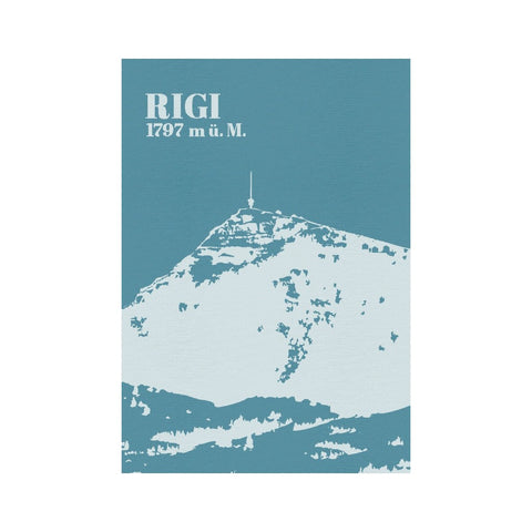 KULTSHTOFF - Rigi-Berg-Küchenhandtuch - Alpin-Gemütlichkeit auf deiner Küchenarbeitsplatte ✨🏔️