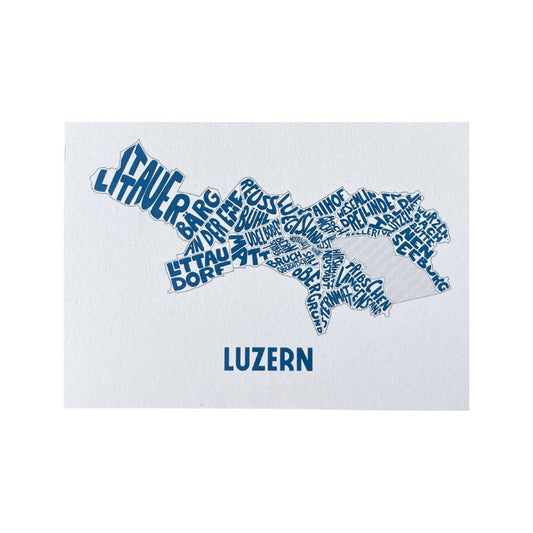 Atelier Avantgarde Postkarte , Luzern
