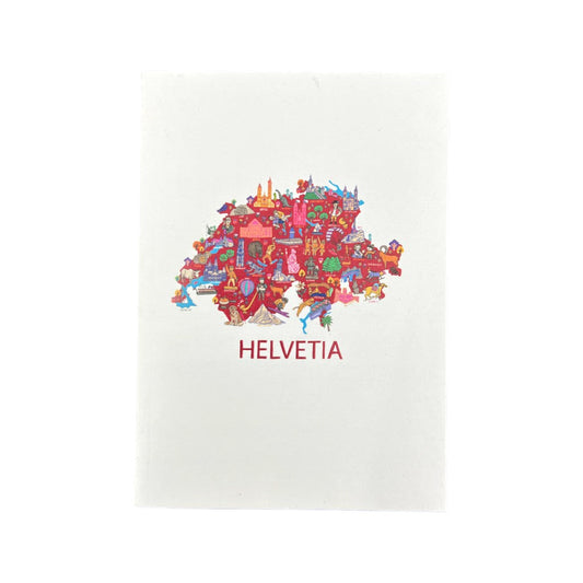 Atelier Avantgarde Notizheft A5 Helvetia Wimmel, A5