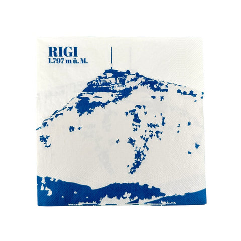 feinedinge Serviette, Rigi
