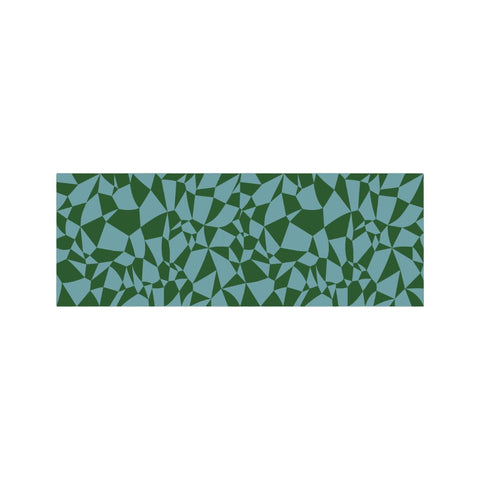 MEYER-MAYOR Tischläufer Mikado, 140 x 52 cm, Blau-Grün