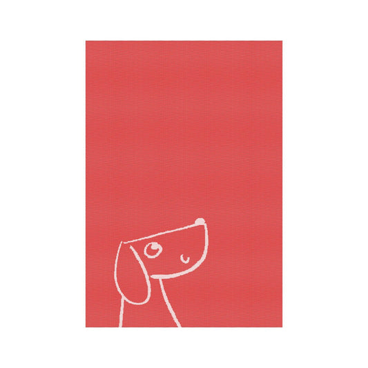 MEYER-MAYOR Geschirrtuch Hund Comic, Rot