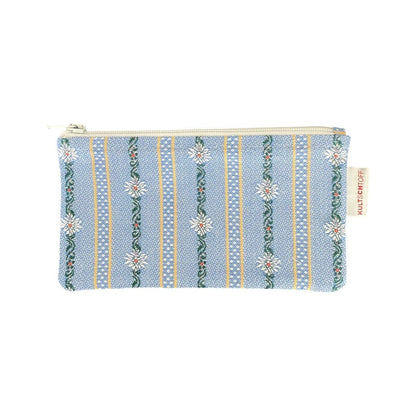 KULTSHTOFF - Edelweiß Blaues Täschchen - Alpenflair für den täglichen Gebrauch ✨🎒
