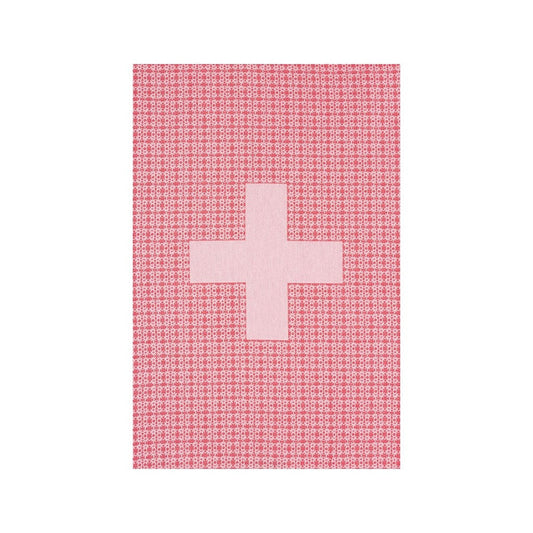 KULTSHTOFF - Helvetia rotes Geschirrtuch subtile Eleganz, ultra-saugfähig 🌿✨
