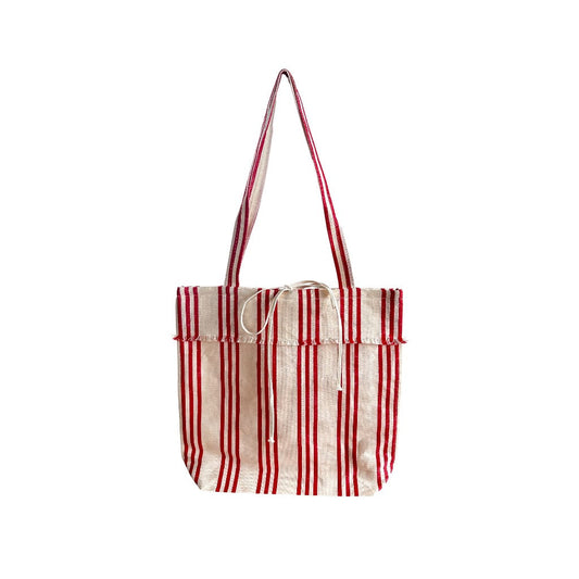 MEYER-MAYOR 2-Tuch Tasche  Streifen, Rot