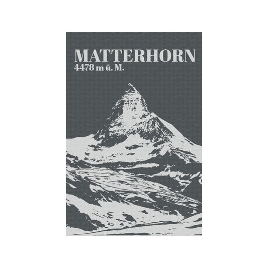 Kultstoff - Matterhorn Küchentuch - Minimalistischer Schweizer Stil für alltäglichen Glanz ✨🏔️