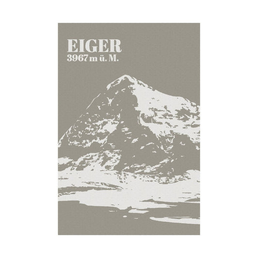 Kultstoff - Eiger Berg Küchenhandtuch - Alpen-Chic für den täglichen Gebrauch 🏔️✨