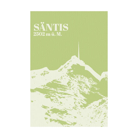 KULTSHTOFF - Säntis toalla de cocina de tilo - ambiente alpino fresco 🌿🗻