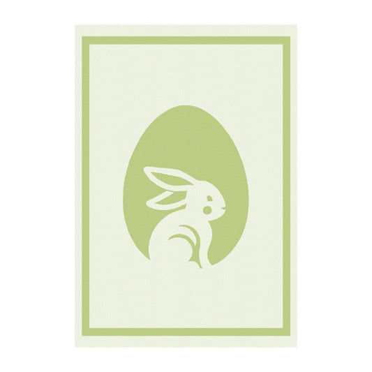 Kultstoff - Osterhase Küchentuch Linden-Grün - Sanfter Frühlingszauber 🌿🐰