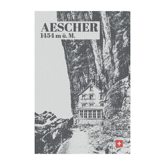 Kultstoff - Aescher-Scherli Küchentuch - Zeitlose Schweizer Eleganz 🖤✨