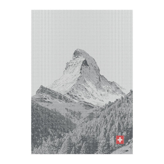 Kultstoff - Matterhorn Scherli Küchentuch - Schweizer Ikone, ultra-saugfähig 🏔️🖤