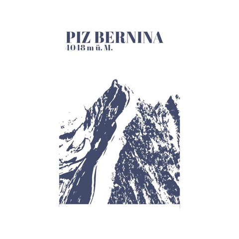 feinedinge Berg Magnet Piz Bernina